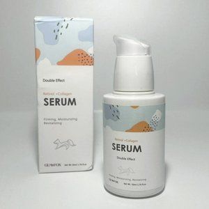 Glamfox Double Effect Retinol + Collagen SERUM 1.76oz 50ml Firming/Moisturizing
